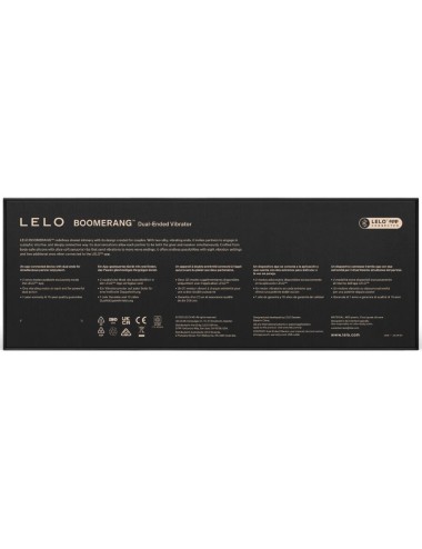 LELO - BOOMERANG DOUBLE ENDED VIBRATOR CORAL RED