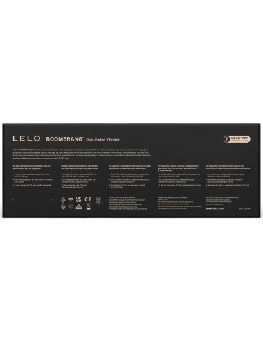 LELO - BOOMERANG DOUBLE ENDED VIBRATOR PURPLE