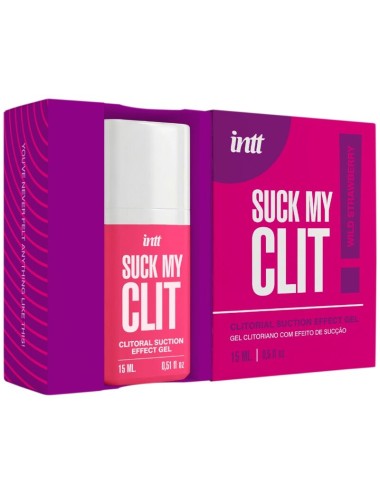INTT - SUCK MY CLIT SUCTION EFFECT GEL WILD STRAWBERRY 15 ML