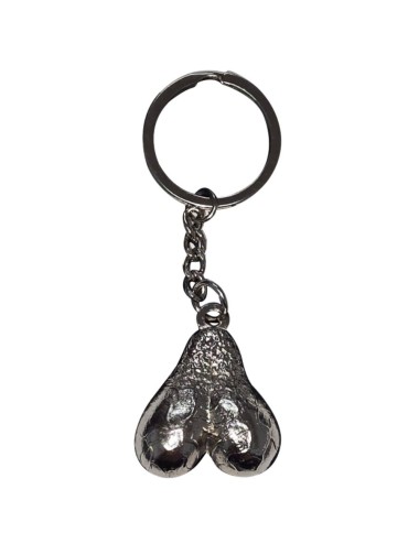 DIABLO PICANTE - SILVER EGGS METAL KEYCHAIN