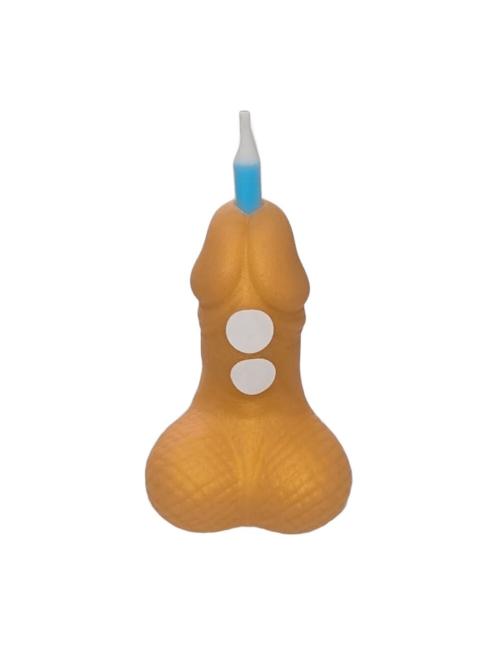 DIABLO PICANTE - PENIS BIRTHDAY NUMBER CANDLE GOLDEN