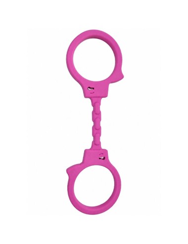 DIABLO PICANTE - SILICONE HANDCUFFS FUCHSIA