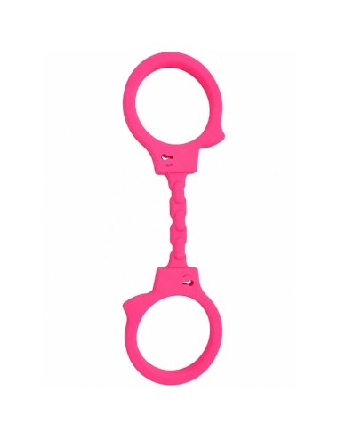 DIABLO PICANTE - SILICONE HANDCUFFS PINK