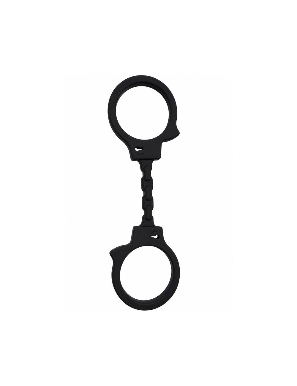 DIABLO PICANTE - SILICONE HANDCUFFS BLACK