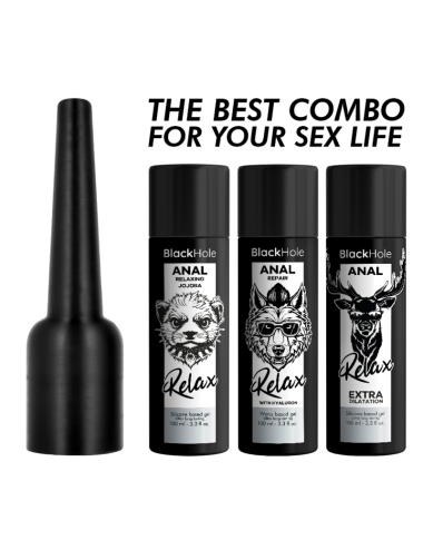 BLACK HOLE - ANAL LUBE APPLIER  L SIZE 100 ML
