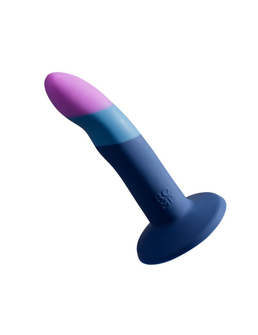 ROMP - PICCOLO SILICONE DILDO WITH TRICOLOR SUCTION CUP 14 CM