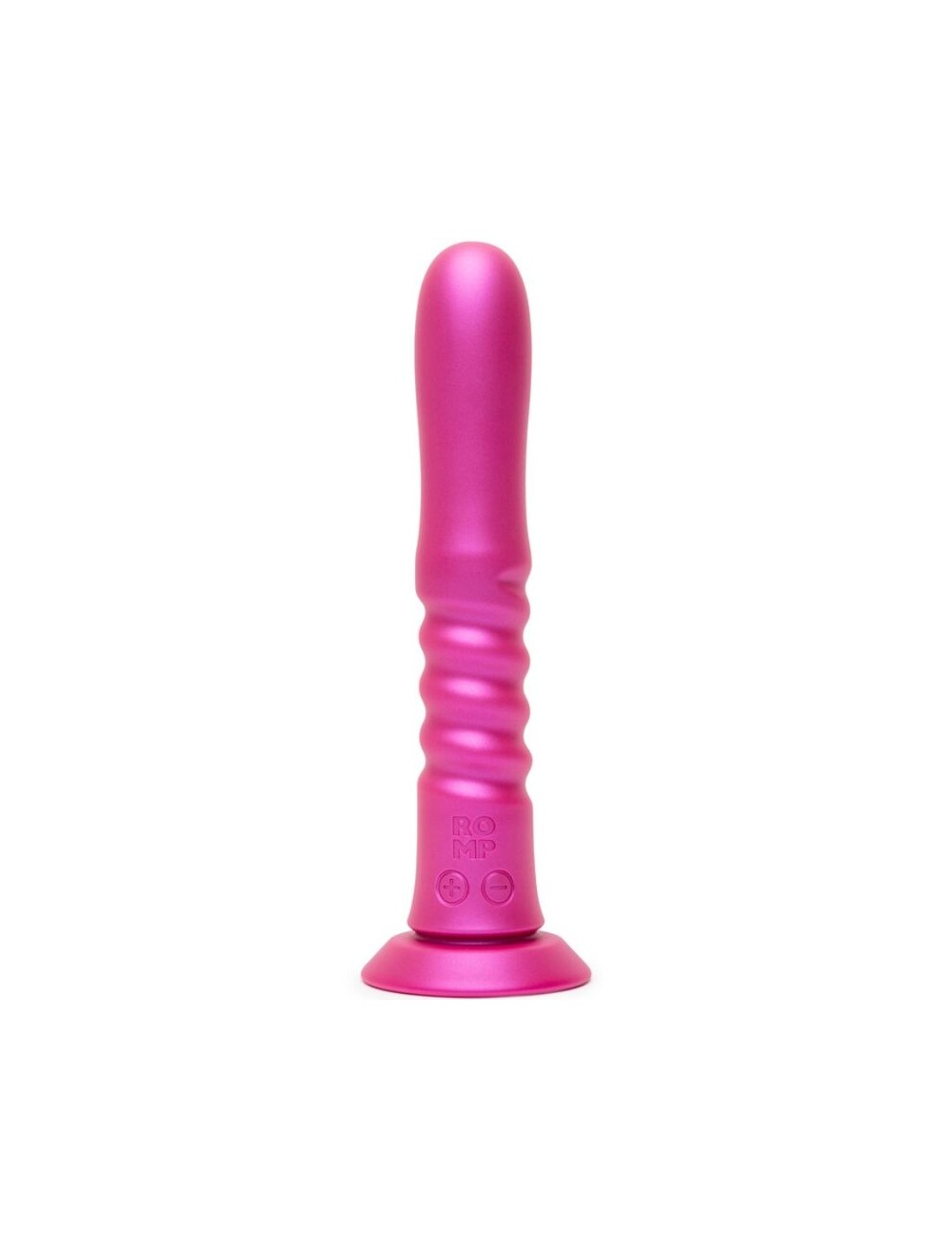 ROMP - JIGGLE UP AND DOWN VIBRATOR WITH PINK SUCTION CUP