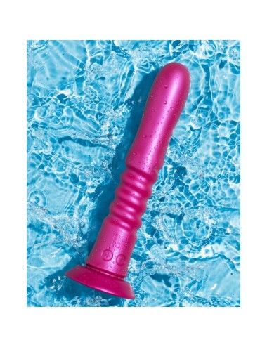 ROMP - JIGGLE UP AND DOWN VIBRATOR WITH PINK SUCTION CUP