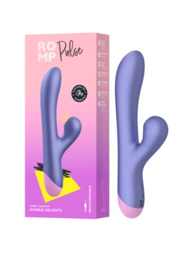 ROMP - PULSE RABBIT DUAL G-SPOT VIBRATOR ELECTRIC BLUE