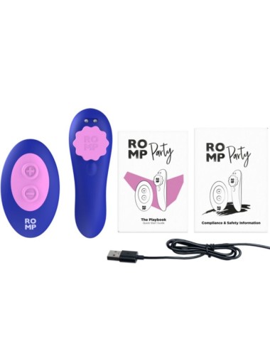 ROMP - PARTY MAGNETIC VIBRATING SILICONE PANTIE WITH REMOTE CONTROL