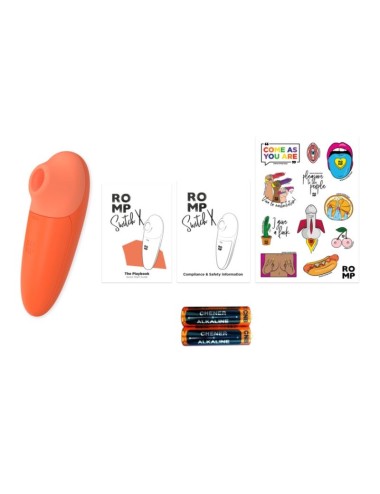 ROMP - SWITCH X CLITORAL STIMULATOR 6 LEVELS ORANGE