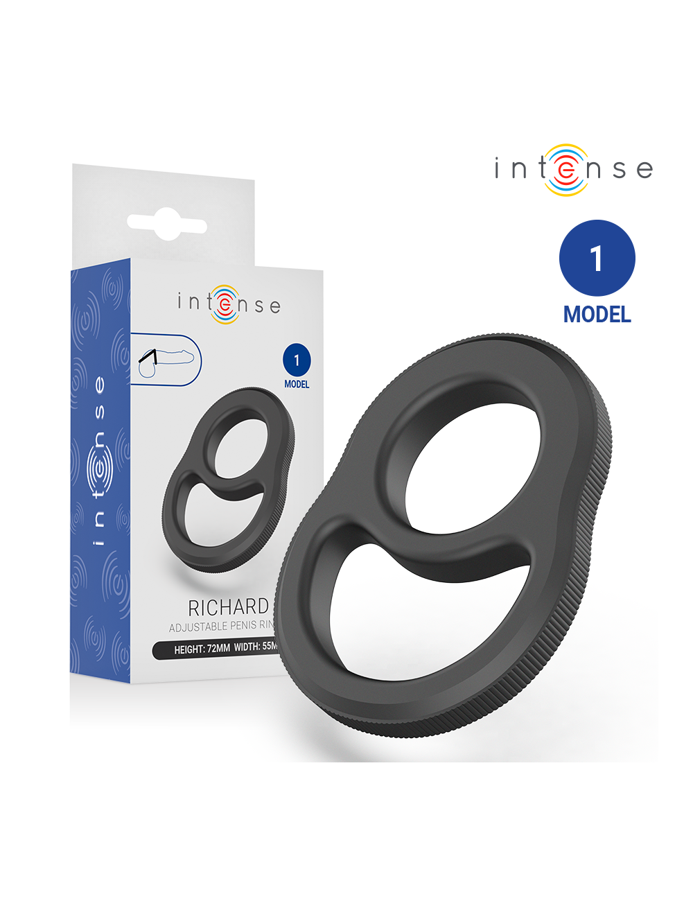 INTENSE - RICHARD DOUBLE PENIS RING MODEL 1