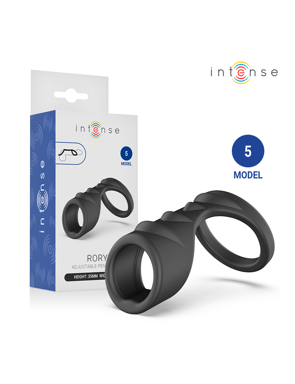 INTENSE - RORY ADJUSTABLE PENIS RING MODEL 5