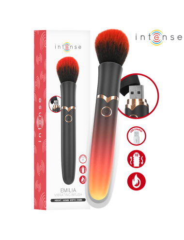 INTENSE - EMILIA HEATED VIBRATING BRUSH 16 CM