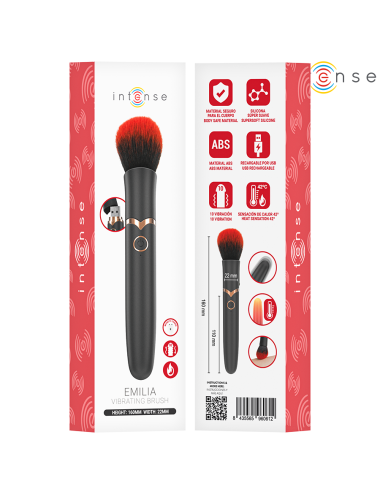 INTENSE - EMILIA HEATED VIBRATING BRUSH 16 CM
