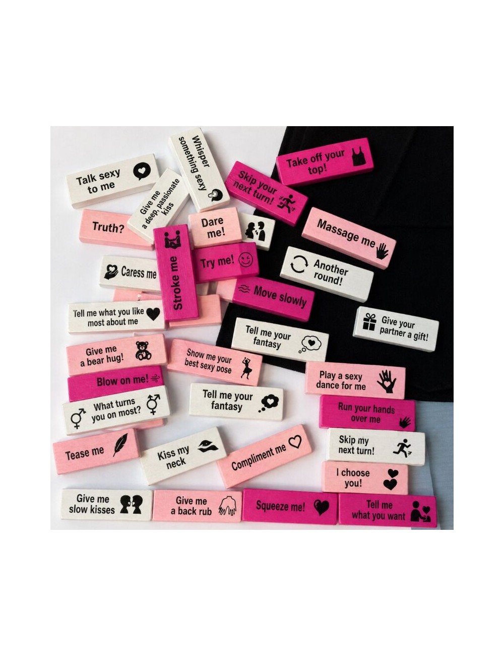 DIABLO PICANTE - BAG OF 16 LOVE BLOCKS - ENGLISH VERSION