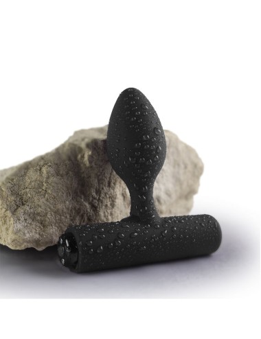 ROCKS-OFF - NOVA SOLARIS RECHARGEABLE SLIM & POWERFUL ANAL PLUG 16 FUNCTION BLACK