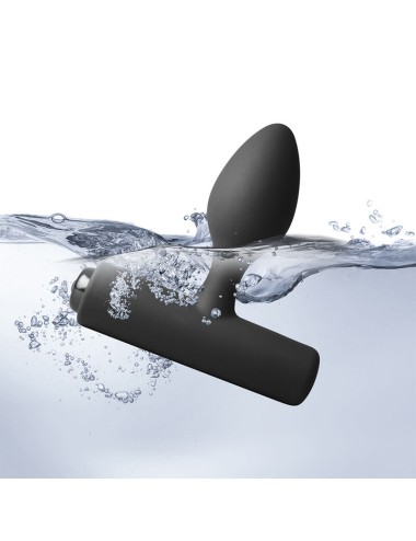 ROCKS-OFF - NOVA SOLARIS RECHARGEABLE SLIM & POWERFUL ANAL PLUG 16 FUNCTION BLACK
