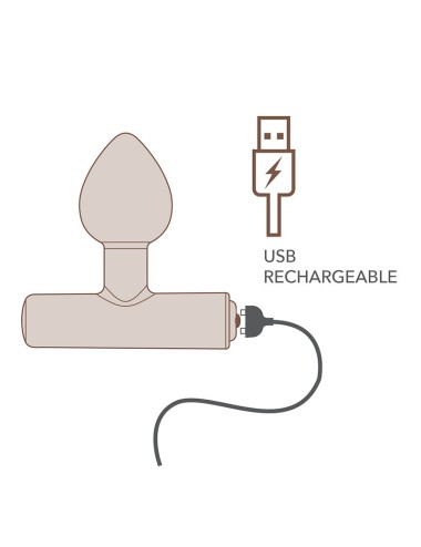 ROCKS-OFF - NOVA ASTRYX RECHARGEABLE PREMIUM & POWERFUL ANAL PLUG 16 FUNCTION BLACK