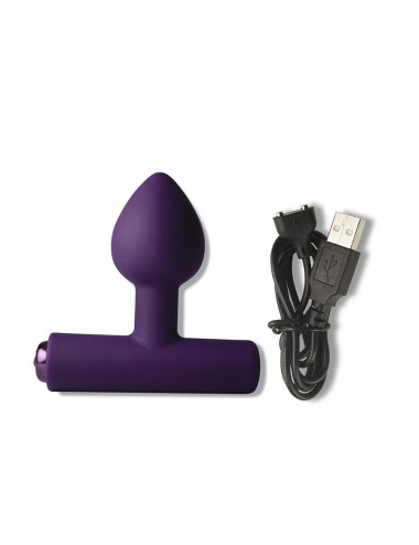 ROCKS-OFF - NOVA ASTRYX RECHARGEABLE PREMIUM & POWERFUL ANAL PLUG 16 FUNCTION PURPLE