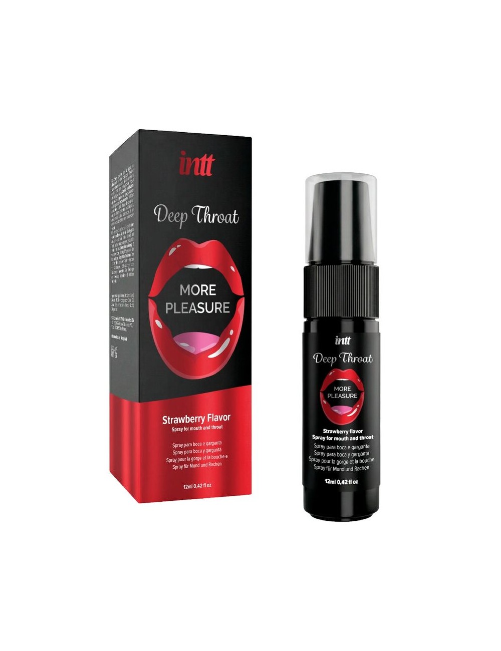INTT - DEEP THROAT MORE PLEASURE ORAL SPRAY STRAWBERRY FLAVOR