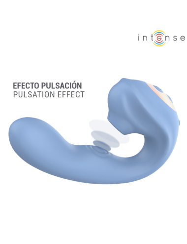 INTENSE - GINA MULTIFUNCTION CLITORAL STIMULATOR BLUE