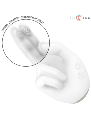INTENSE - JIMMY HAND-SHAPED MULTIFUNCTION STIMULATOR WITH VIBRATION AND HEAT