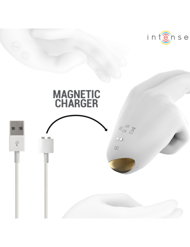 INTENSE - JIMMY HAND-SHAPED MULTIFUNCTION STIMULATOR WITH VIBRATION AND HEAT