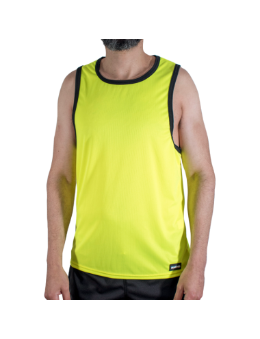 MACHO - CMV001 YELLOW GYM T-SHIRT L/XL