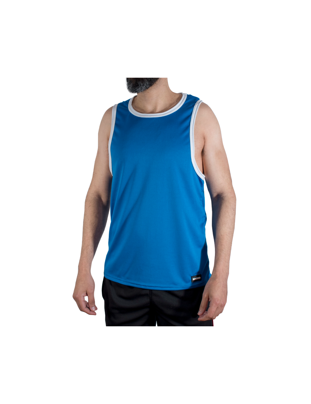 MACHO - CMV002 BLUE GYM T-SHIRT S/M
