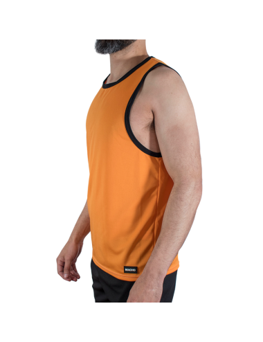 MACHO - CMV005 ORANGE GYM T-SHIRT S/M