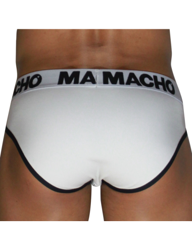 MACHO - MCH006 CLASSIC SLIP WHITE + BLACK M