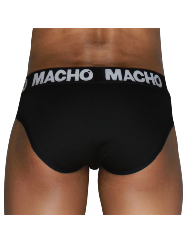 MACHO  - MCH007  CLASSIC SLIP BLACK + BLACK M