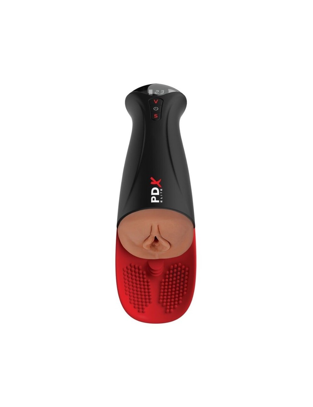PDX ELITE - FAP-O-MATIC PRO XL AUTOMATIC VIBRATING STROKER BROWN 34.9 CM