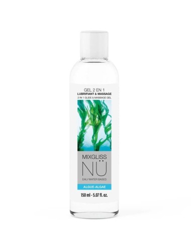 MIXGLISS - 2 IN 1 WATER-BASED LUBRICANT AND MASSAGE GEL NURU ALGAE 150 ML