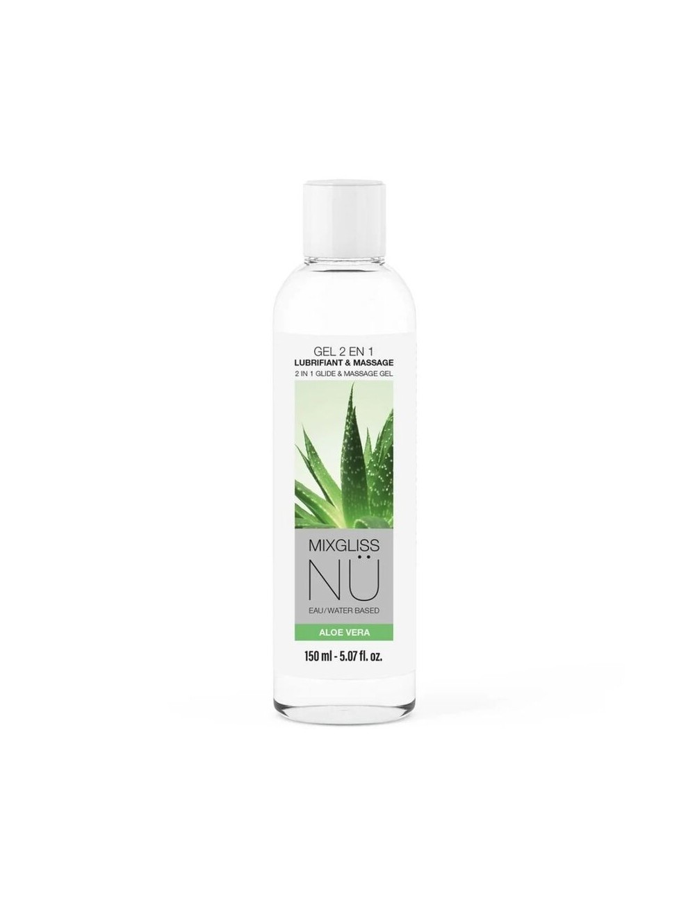 MIXGLISS - 2 IN 1 WATER-BASED LUBRICANT AND MASSAGE GEL NURU ALOE VERA 150 ML