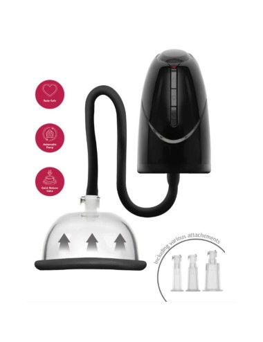 SHE.E.O - AUTOMATIC VACUUM PUMP FOR VAGINA AND CLITORIS BLACK