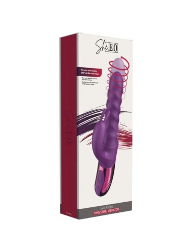 SHE.E.O - PURPLE RABBIT SWIRL VIBRATOR