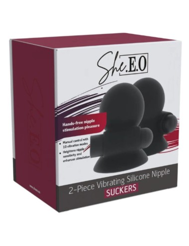 SHE.E.O - RECHARGEABLE VIBRATING NIPPLE SUCTION GEL