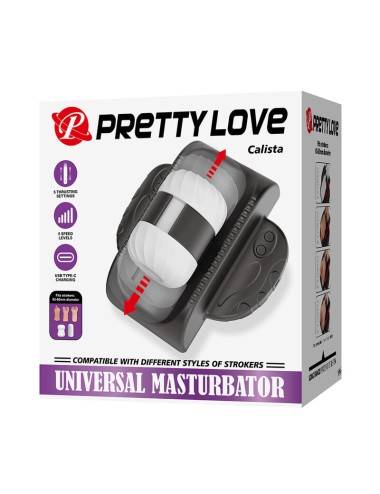 PRETTY LOVE - CALISTA UNIVERSAL AUTOMATIC MASTURBATOR BLACK