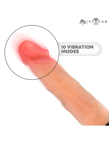 MR INTENSE - JEAN UP&DOWN VIBRATOR WITH HEAT EFFECT 24 CM -Ø- 3.8 CM