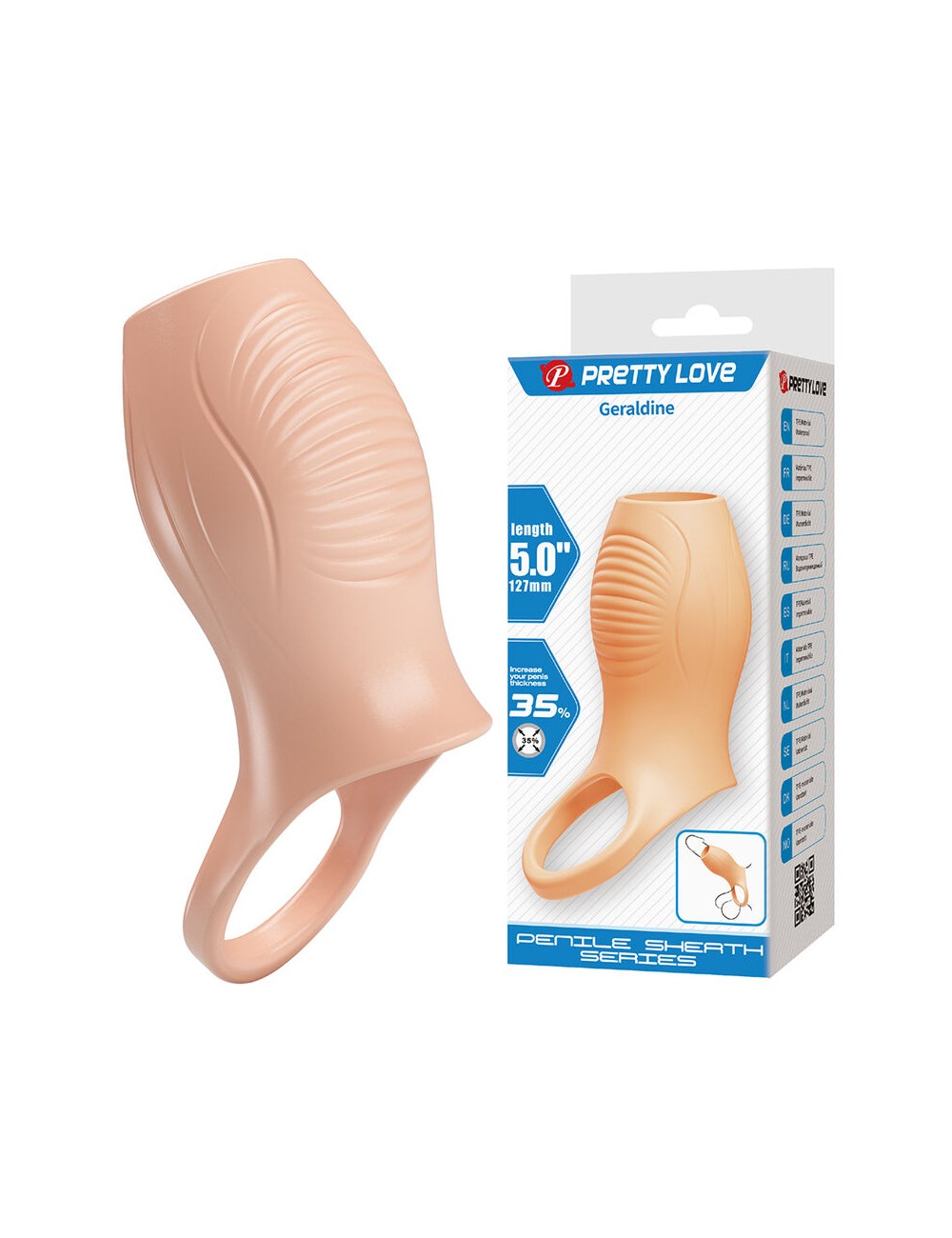 PRETTY LOVE - GERALDINE THICKENING PENIS SHEATH
