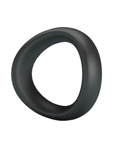 CRAZY BULL - VALEN ERGONOMIC SILICONE COCK RING BLACK