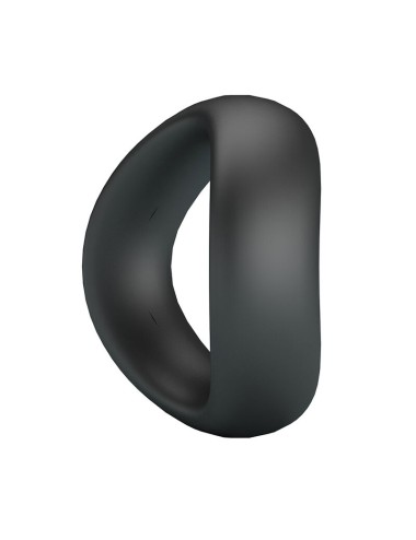 CRAZY BULL - VALEN ERGONOMIC SILICONE COCK RING BLACK