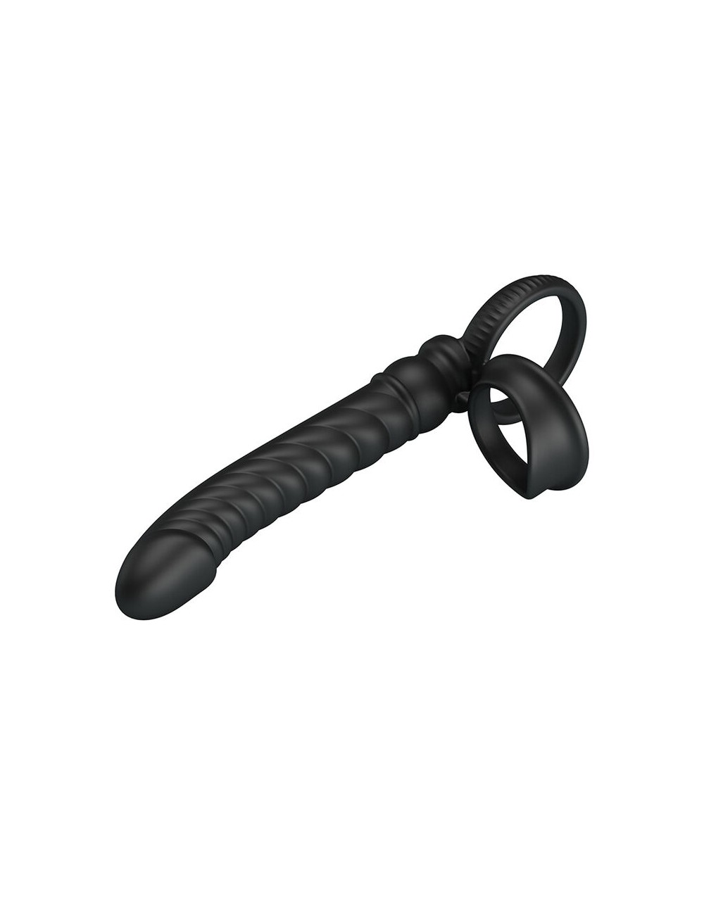 PRETTY LOVE - MERRITT ANAL VIBRATOR WITH RING AND VIBRATION BLACK