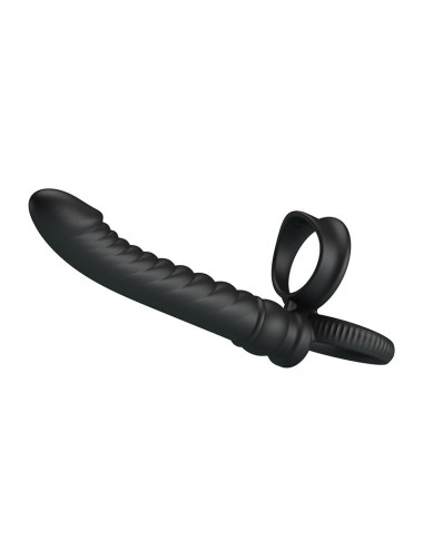 PRETTY LOVE - MERRITT ANAL VIBRATOR WITH RING AND VIBRATION BLACK
