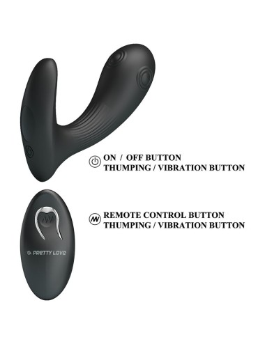 PRETTY LOVE - MIRABELLE PROSTATE VIBRATOR WITH REMOTE CONTROL
