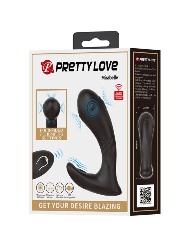 PRETTY LOVE - MIRABELLE PROSTATE VIBRATOR WITH REMOTE CONTROL