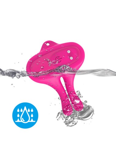 ARMONY - RABBIT SHAPE VIBRATION MAGNETIC NIPPLE CLAMPS PINK