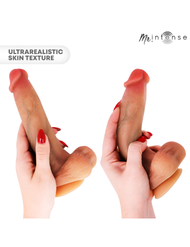 MR INTENSE - BRUCE M SILICONE DILDO WITH TESTICLES 20 CM -Ø- 4.5 CM